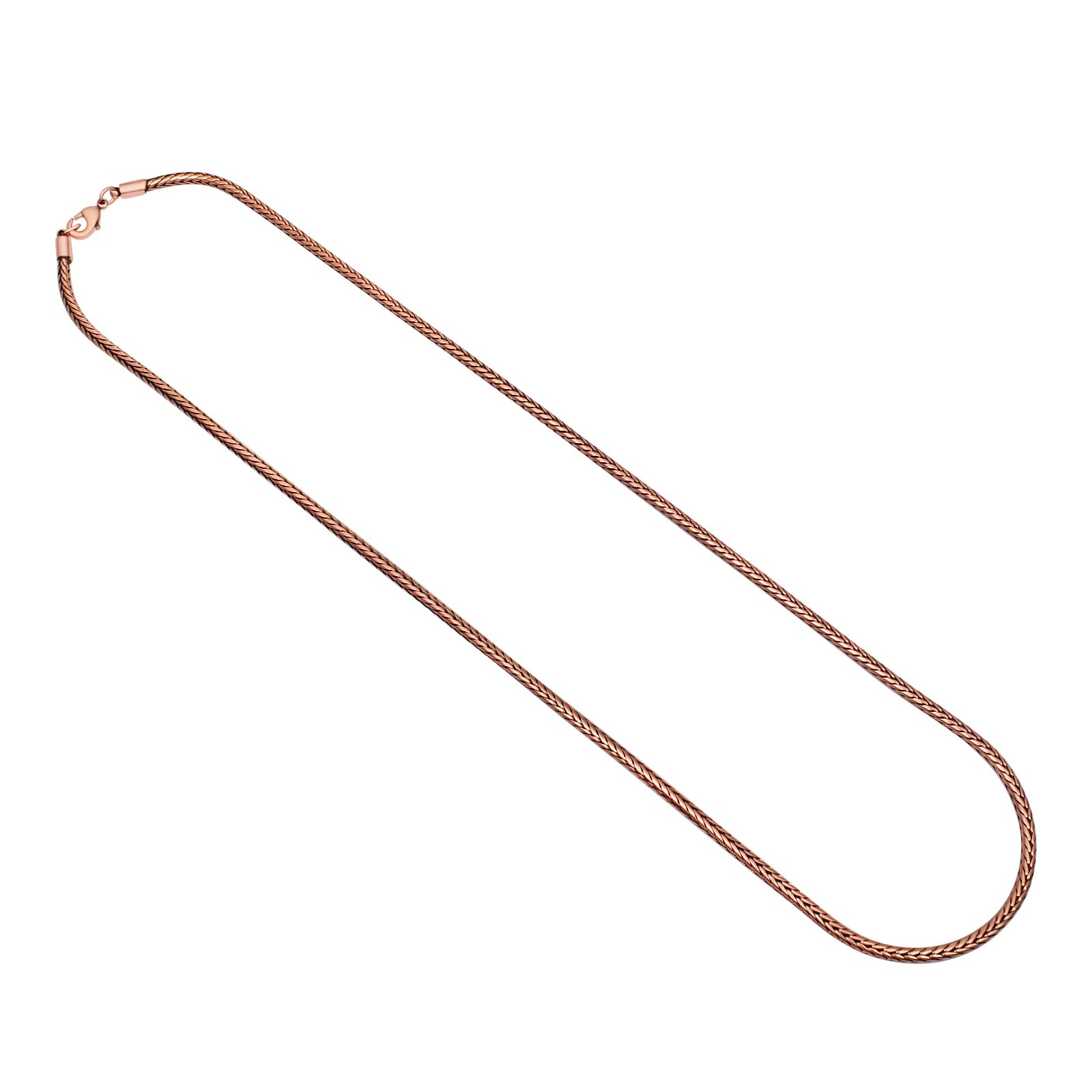 Pure Copper Wheat Chain 100% Oxidized Handmade Necklace Gift For Jewelry RJ-15