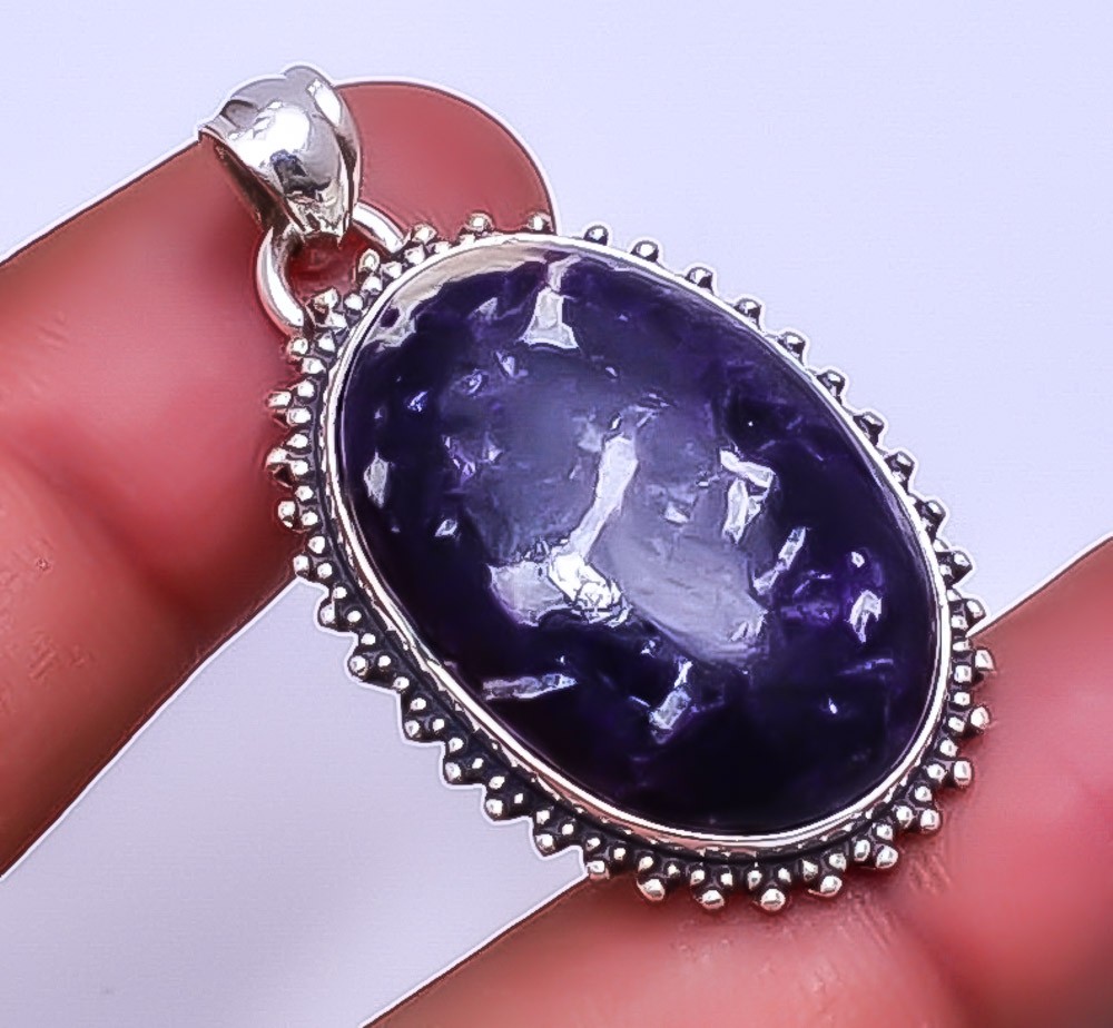 Lepidolite – San Diego 925 Sterling Silver Jewelry Pendant 1.72″ P_9359_148_16