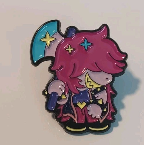 Deltarune Susie Kris Dummy Jevil Undertale 4pc Set Metal Enamel Pins