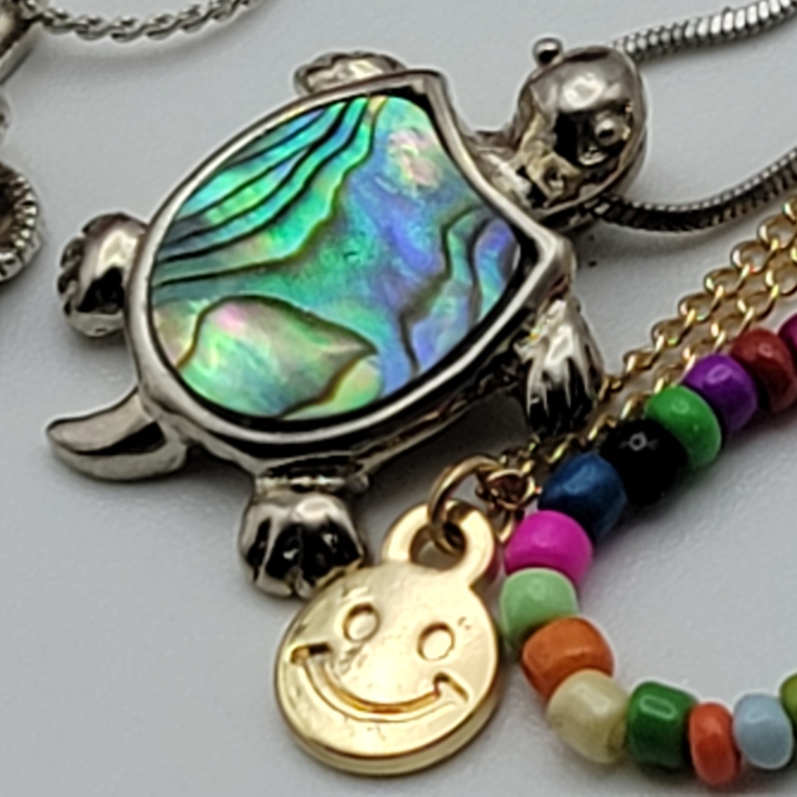 Multicolor Mixed Materials Minimalist Dainty Necklace 11-PIece Lot