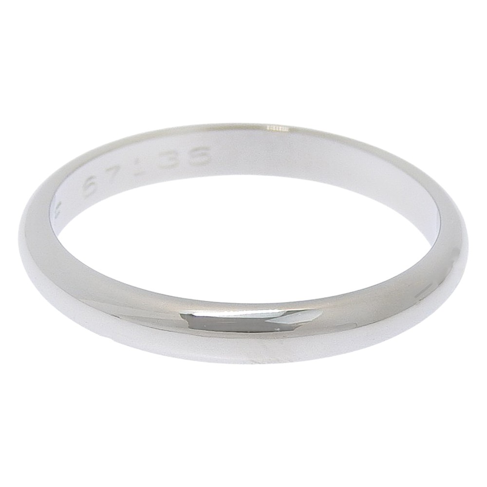 CARTIER Wedding ring Ring Pt950Platinum #4.5(US Size) 2.8g Women