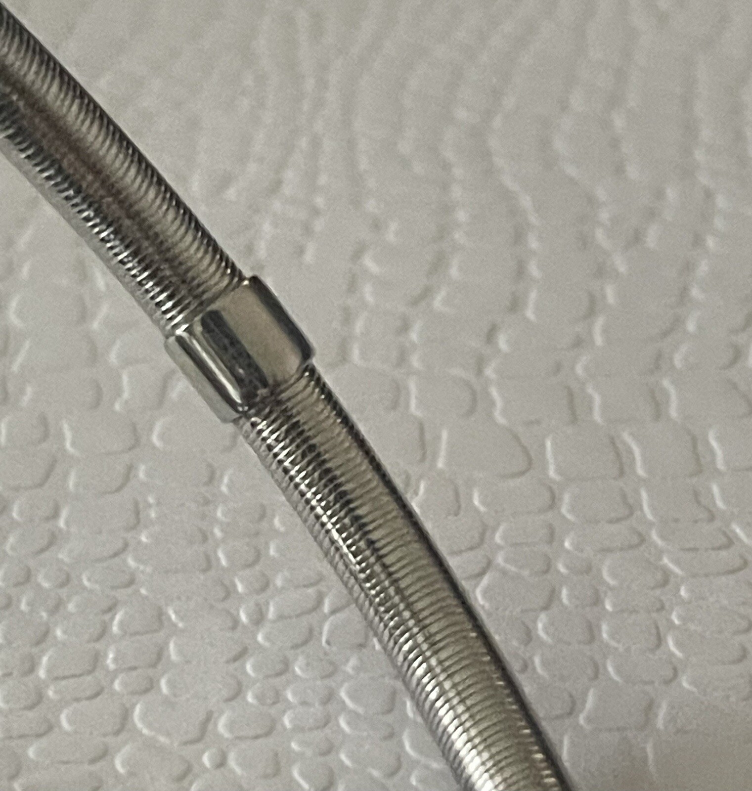 Stainless Steele Ross Simon Bracelet Bangle ribbed slip On