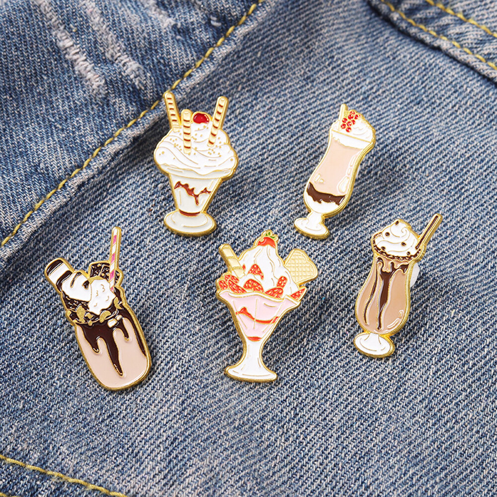 Cartoon Enamel Brooch Pin Halloween Ghost Moon Phase Collar Badge Corsage Gift