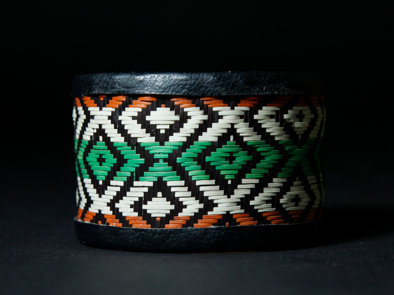 Reproduction Pre-Colombian Jewelry: Woven Cuff Bracelet (1249-30-G03) 10URM1