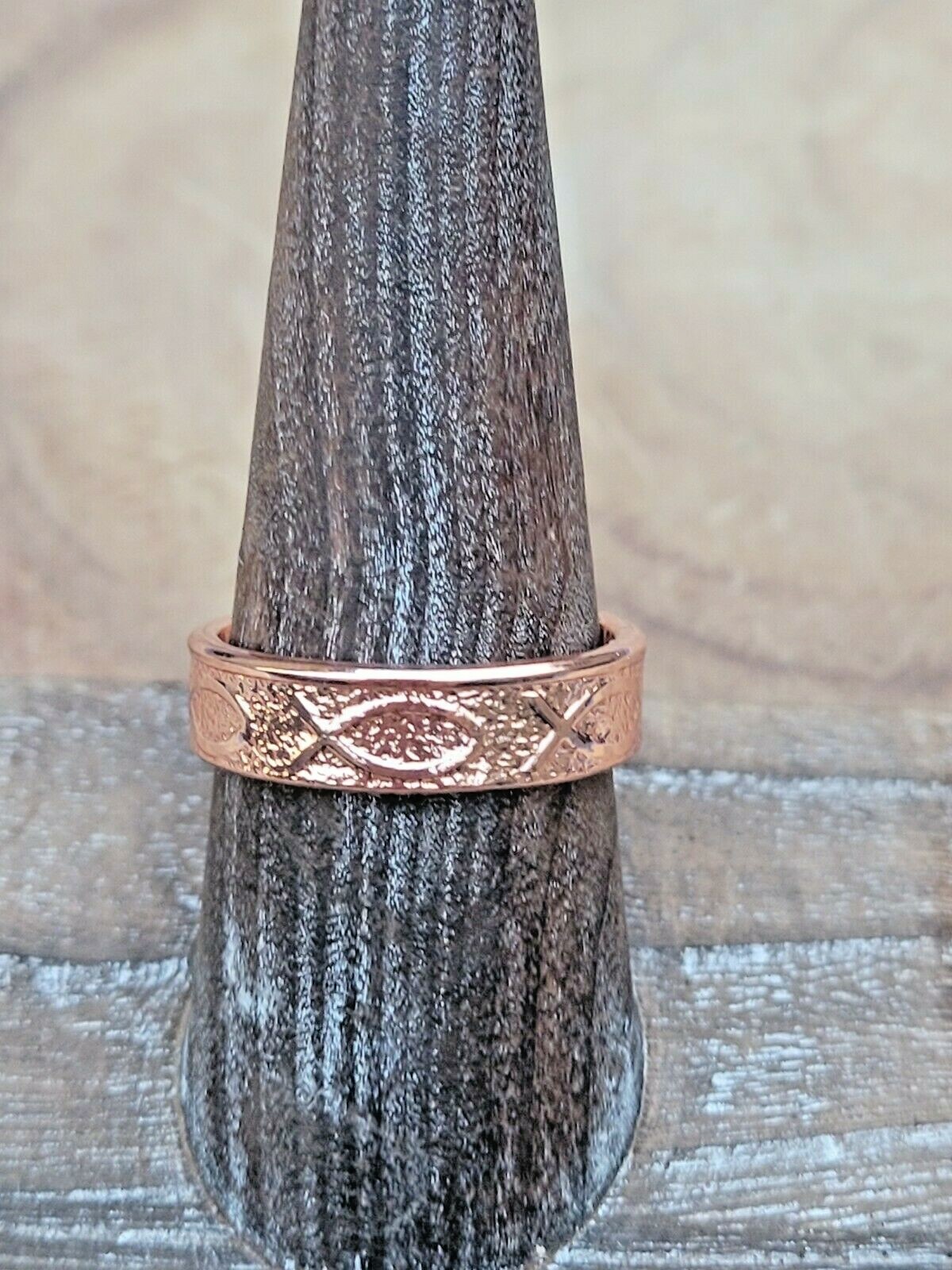 Pure Copper Magnetic Ring – Arthritis Adjustable Copper Ring Jesus Fish