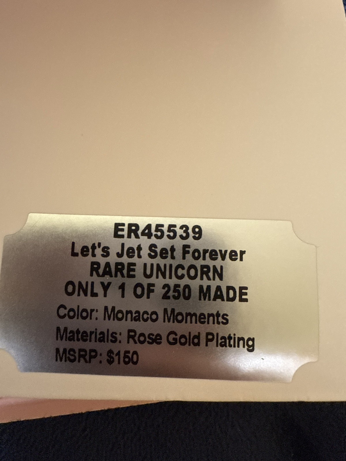 Summer Jewel Candy 2026 Earrings Let’s Jet Set Forever RARE UNICORN Monaco RG