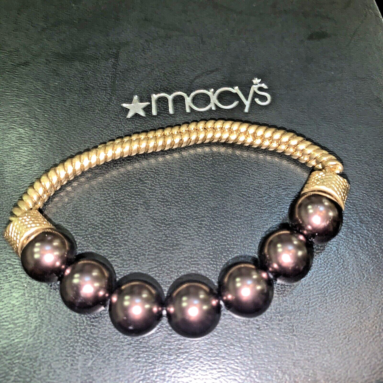 Macy’s 3 Pieces New/Other Set: Earrings, Bracelet And Necklace. Beautiful Design