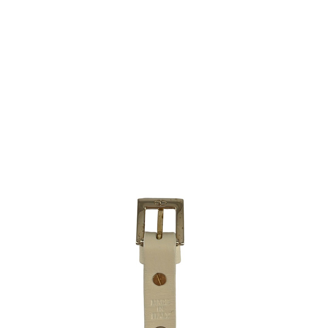 Valentino Bracelet Leather Ivory Garavani