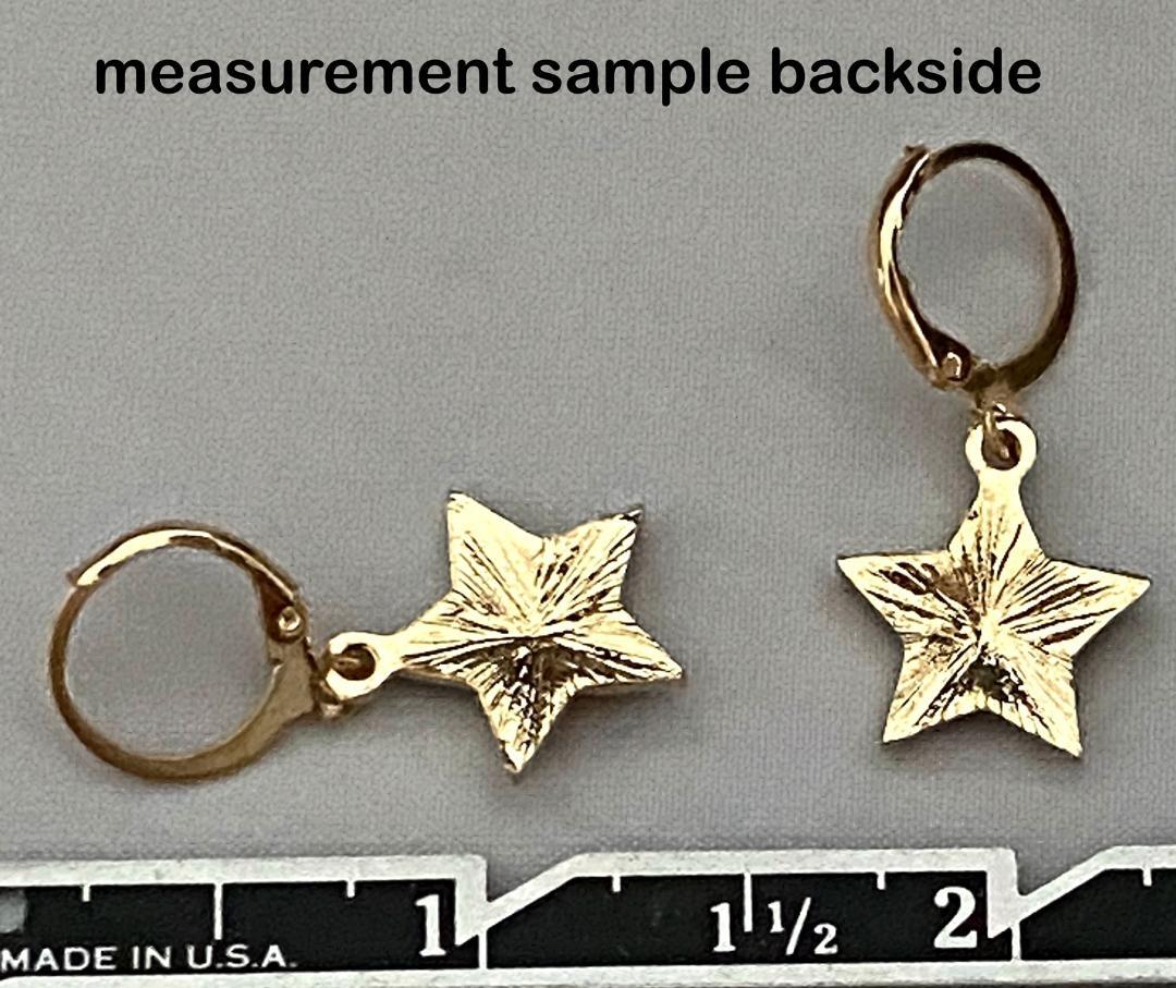 3 SETS PATRIOTIC GOLDTONE LEVERBACK DANGLING EARRINGS CRYSTALS FREE SHIPPING