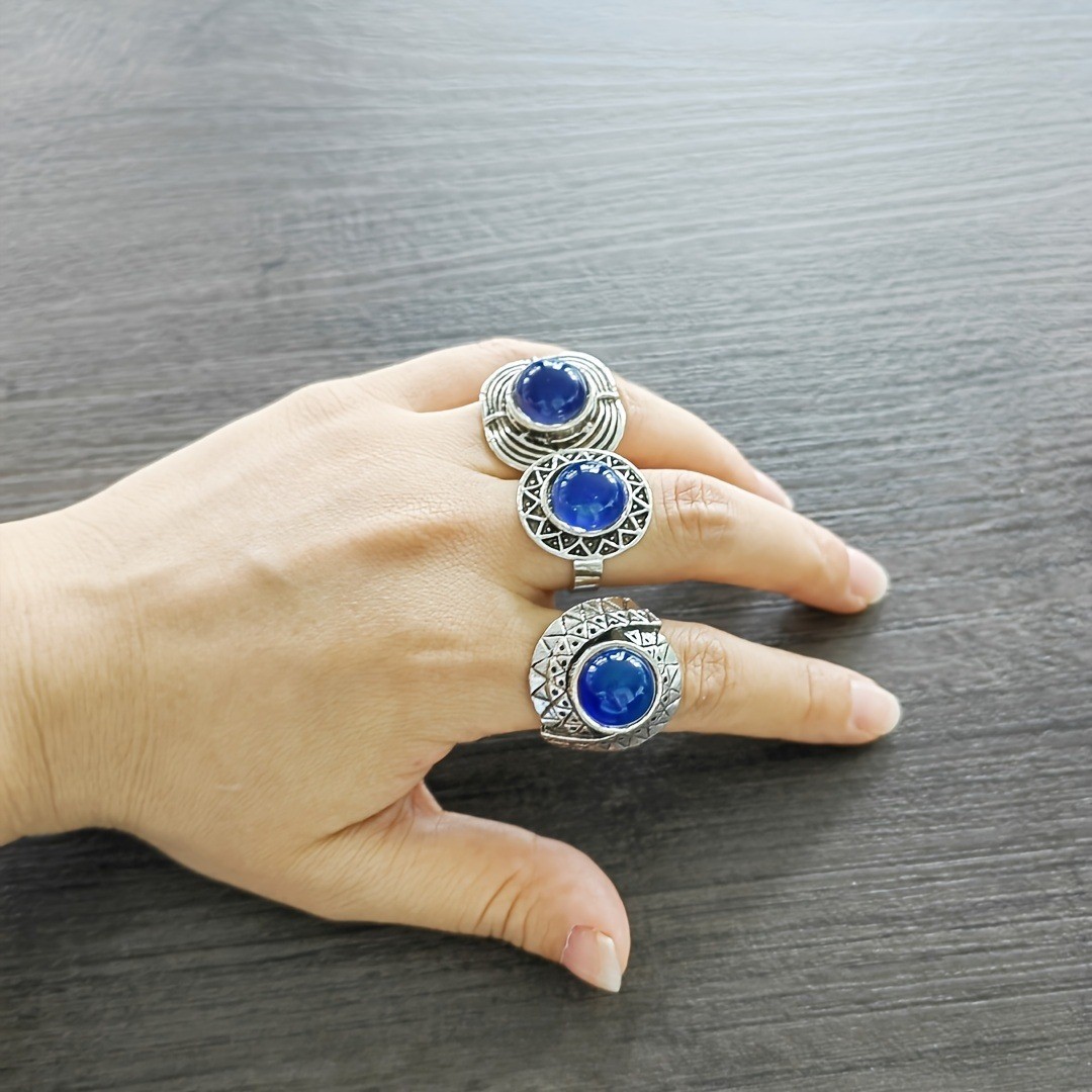 Wholesale 20/30/50pcs Vintage Mood Rings Bulk Women Change Color Finger Jewelry