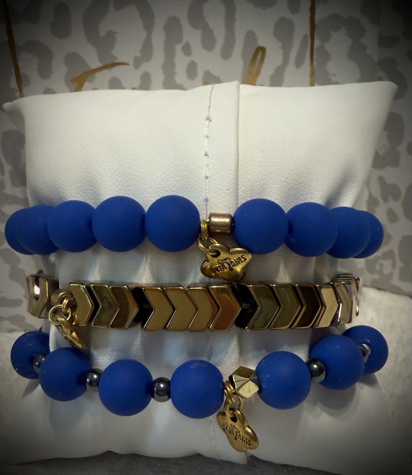 New ERIMISH Bracelets 3 Pc – Cobalt Blue – Custom Regular, Kids Or Extended Size