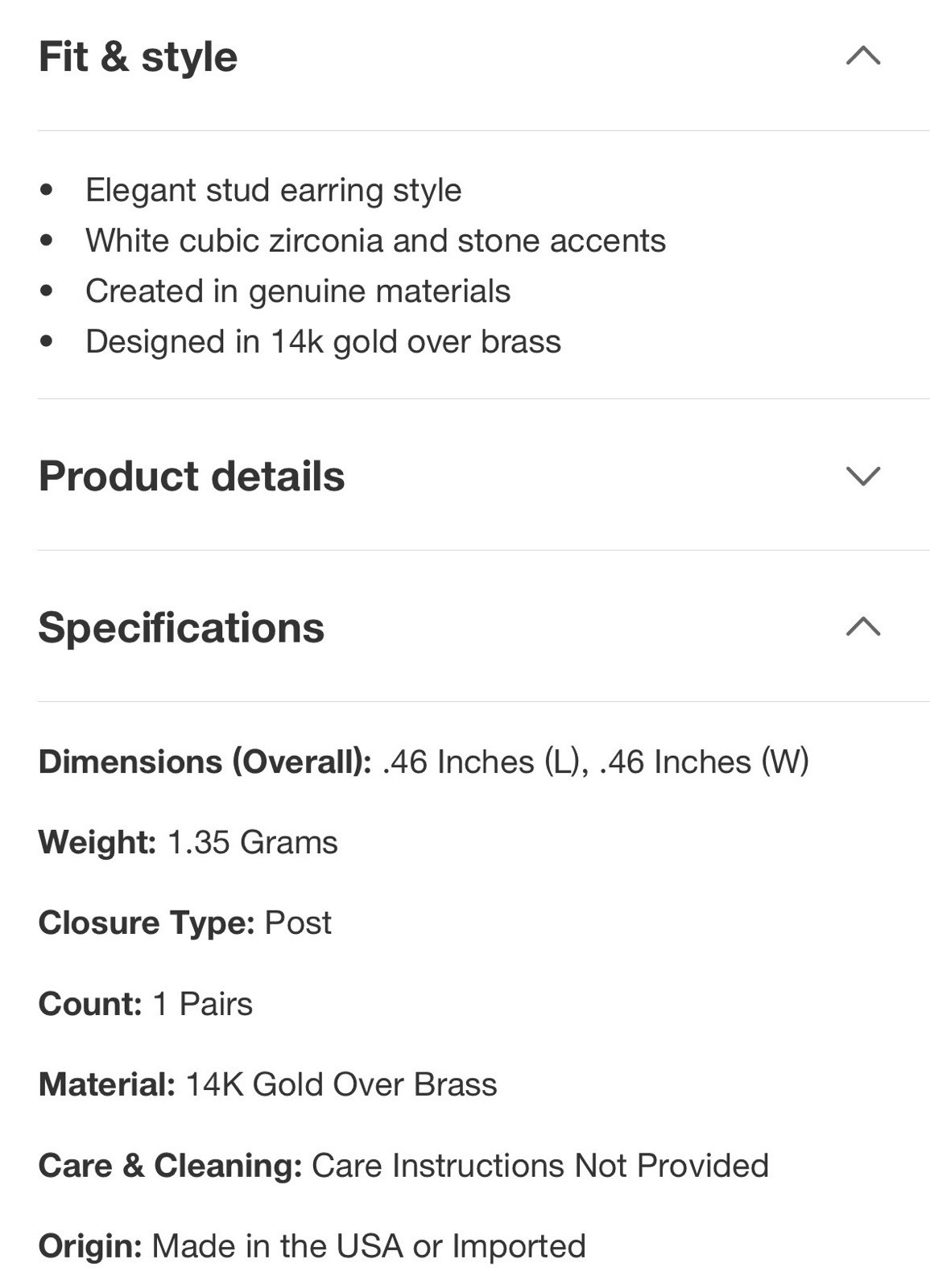 Kendra Scott Jensen Birthstone Stud Earrings – Gold/Pink Opalite Glass One Size