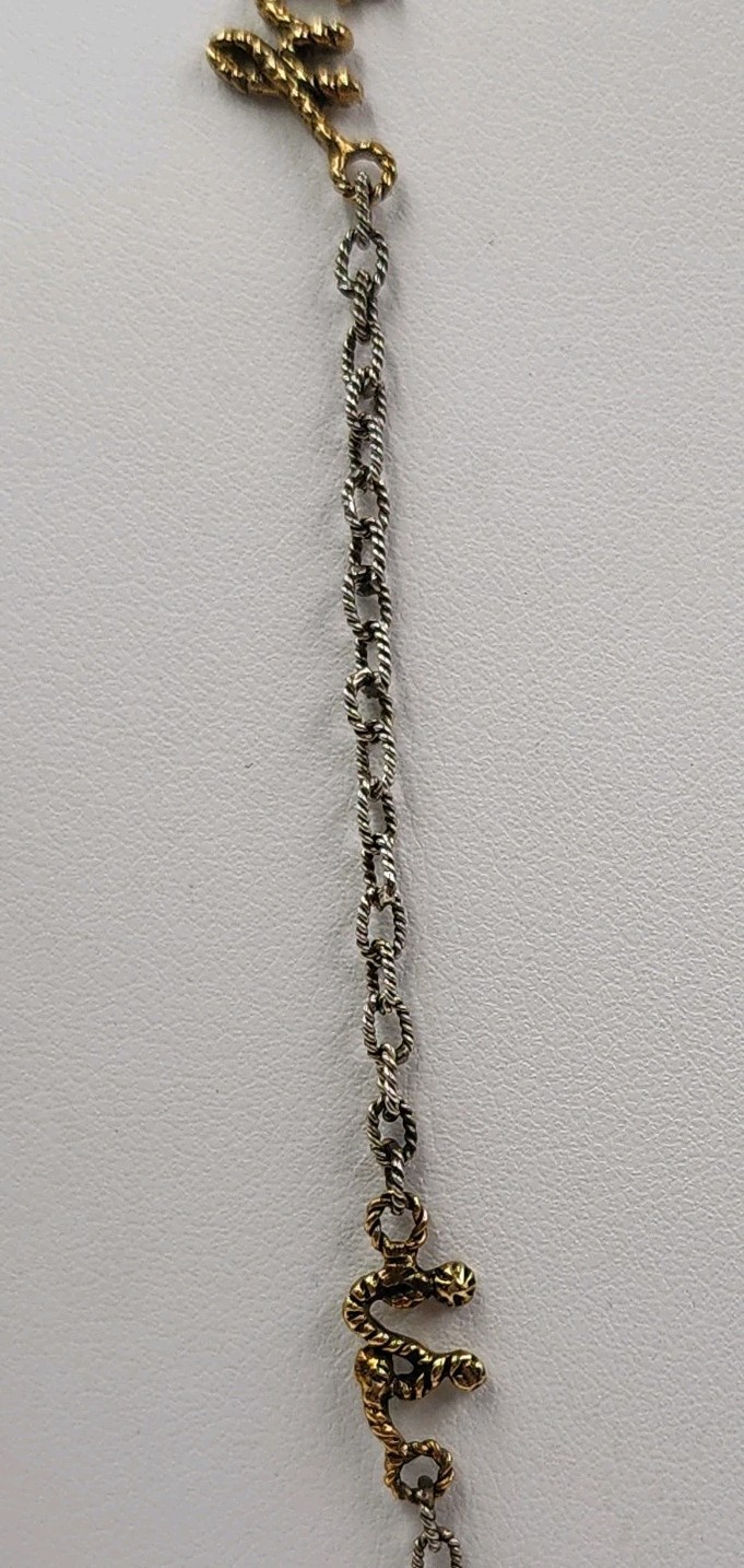 Waxing Poetic Scribbler Sentence 925 silver Beauty is endless so is love 30″