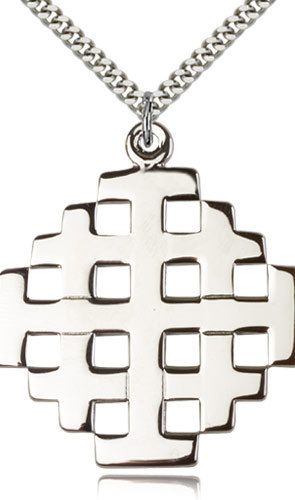 .925 Sterling Silver Cross Necklace For Men On 24 Chain – 30 Day Money Back …