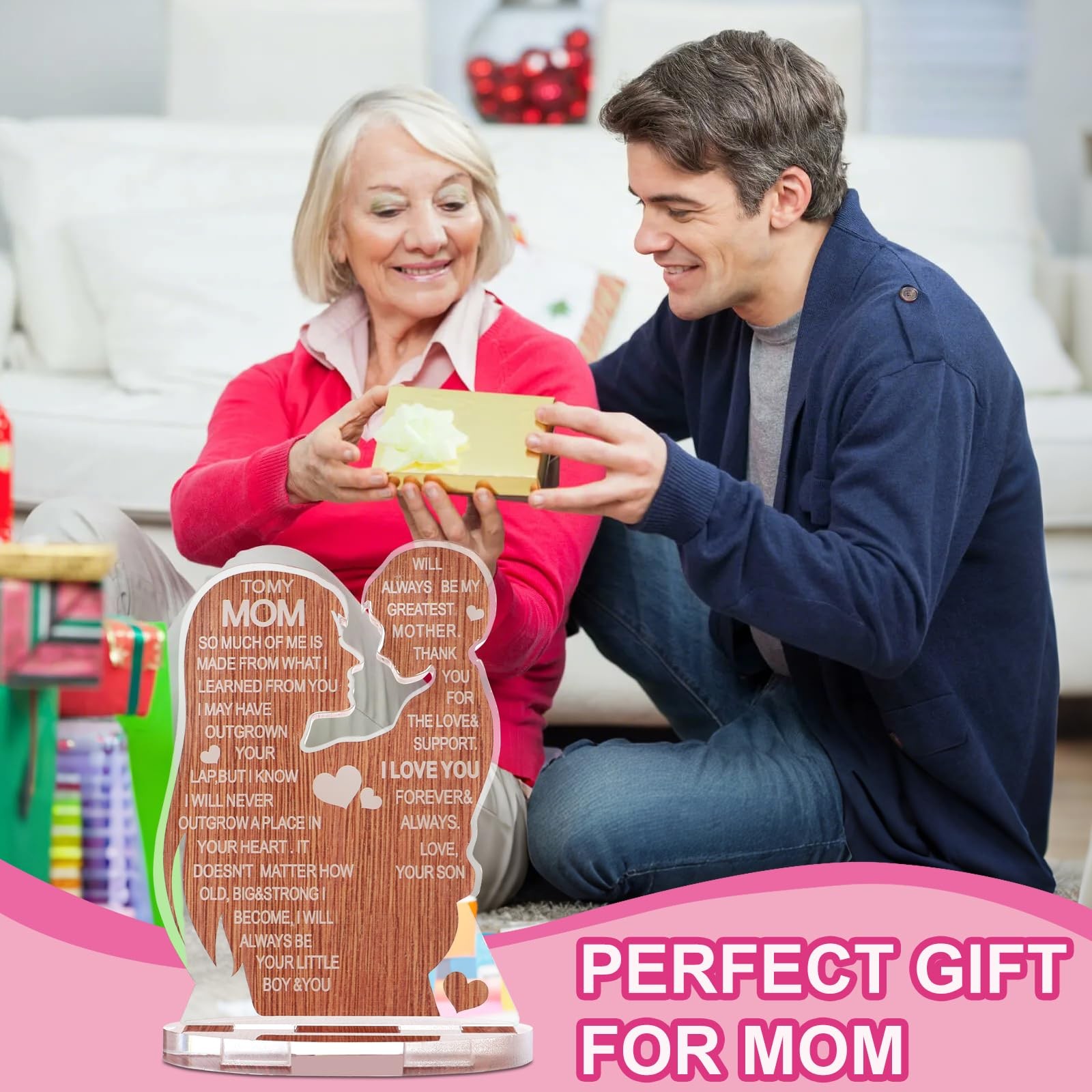 Gifts for Mom, Mothers Day from Husband Daughter Son, Birthday Women Wife Gifts