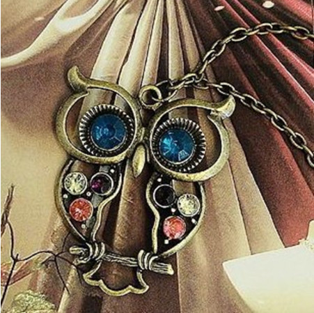 Owl Bronze Retro Bohemian Necklace Chain Women Pendant Jewelry Charm Fashion New