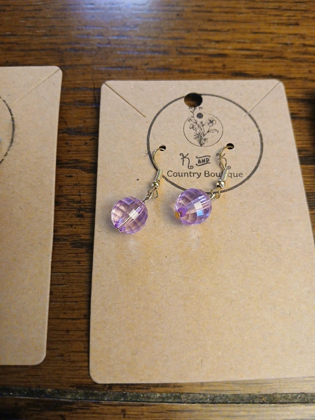 New Lot Of 9 Pair Cute Fun Pink Earrings For Kids, Teens, Young Adults