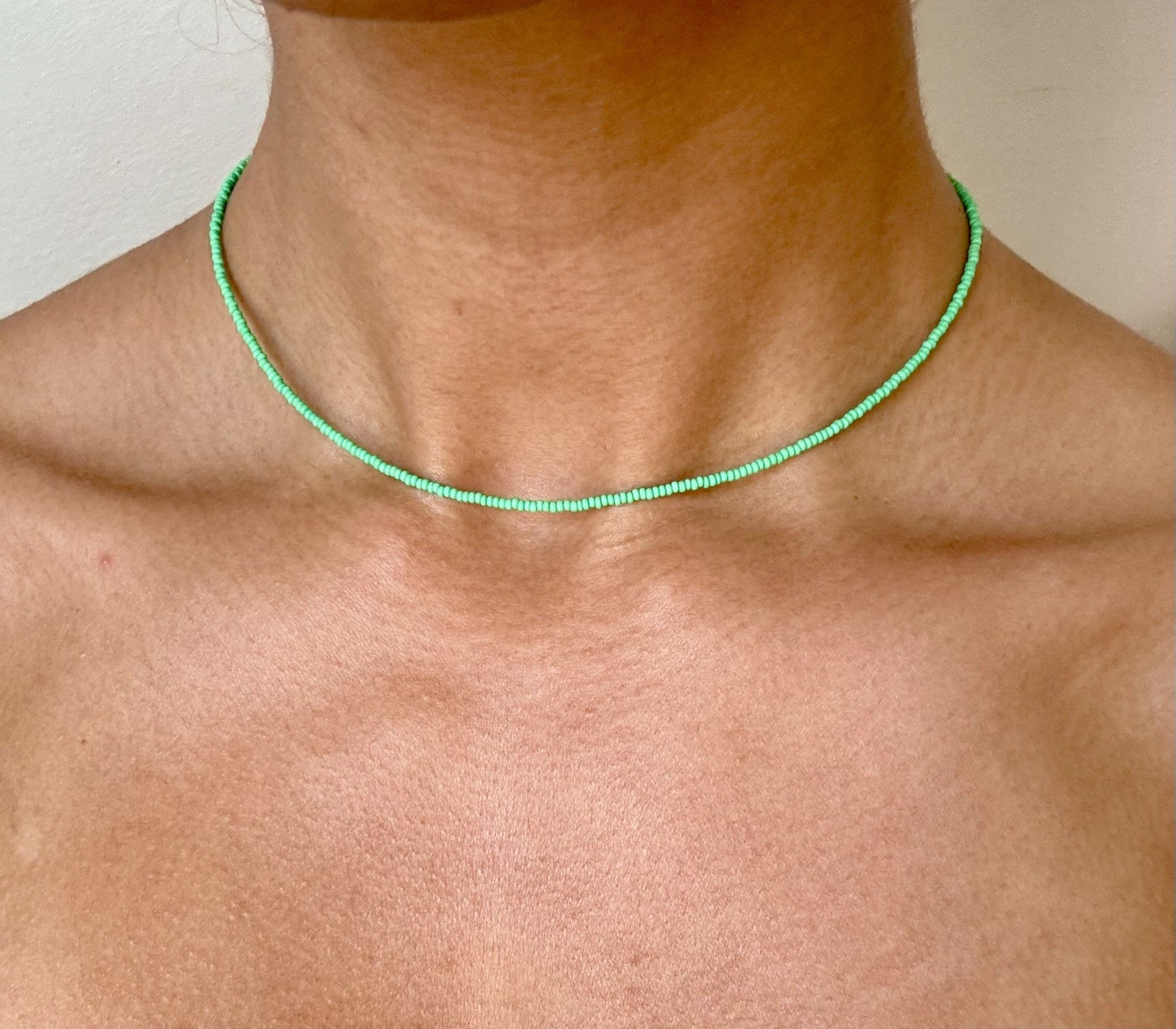 Stunning summer holiday vibe beaded necklace