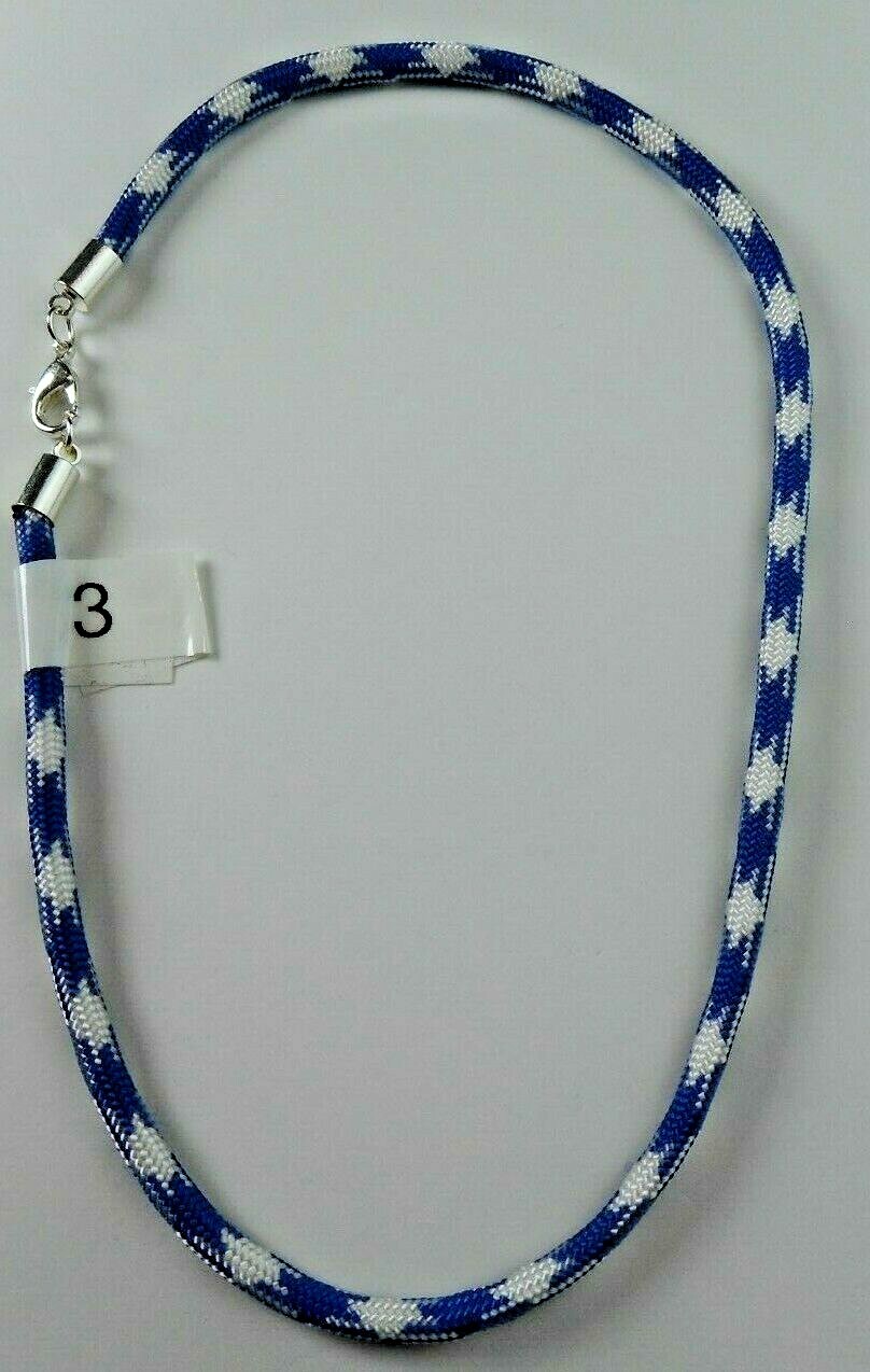Braided Choker Necklace Bracelet Anklet Silver Lobster Clasp Paracord 4mm USA