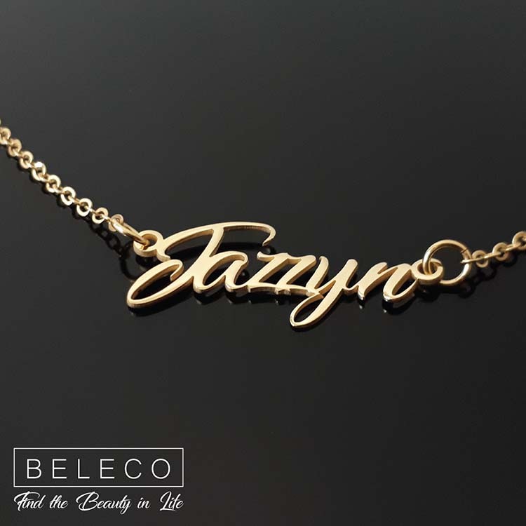 Customize Name Necklace 15 Font Style Custom Your Name Necklace With Any Name