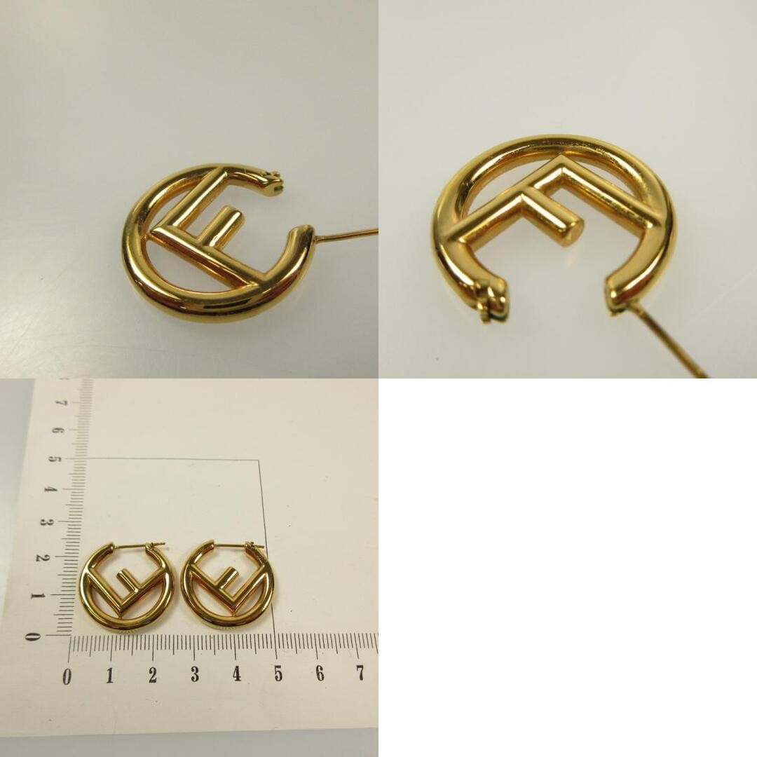 Fendi F is Fendi Earrings Gold Color Used Authentic From JPN