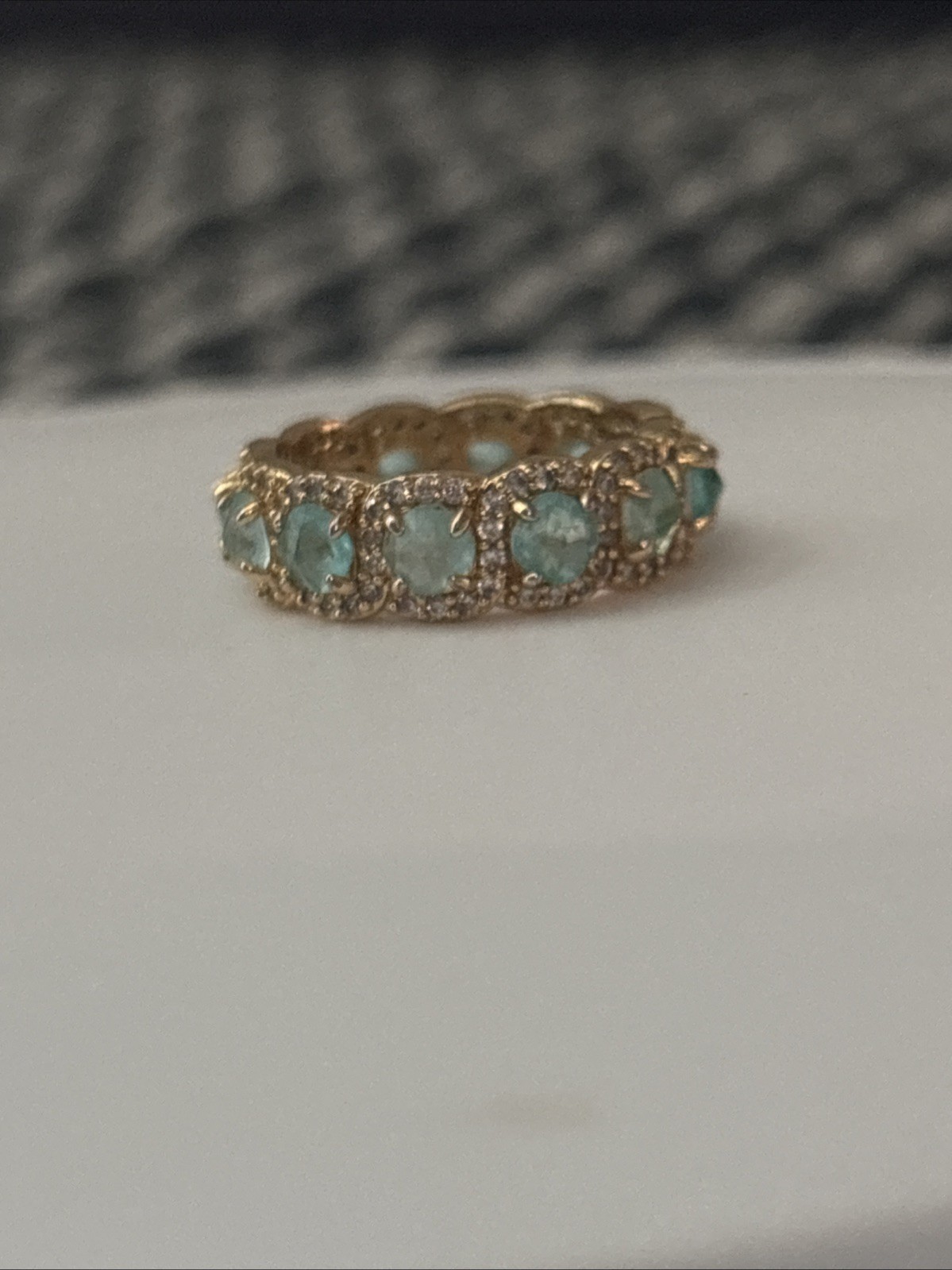 Bomb Party Resort Wear Ring Size 7 RG48237 A Resort Staple Aquamarine On GP