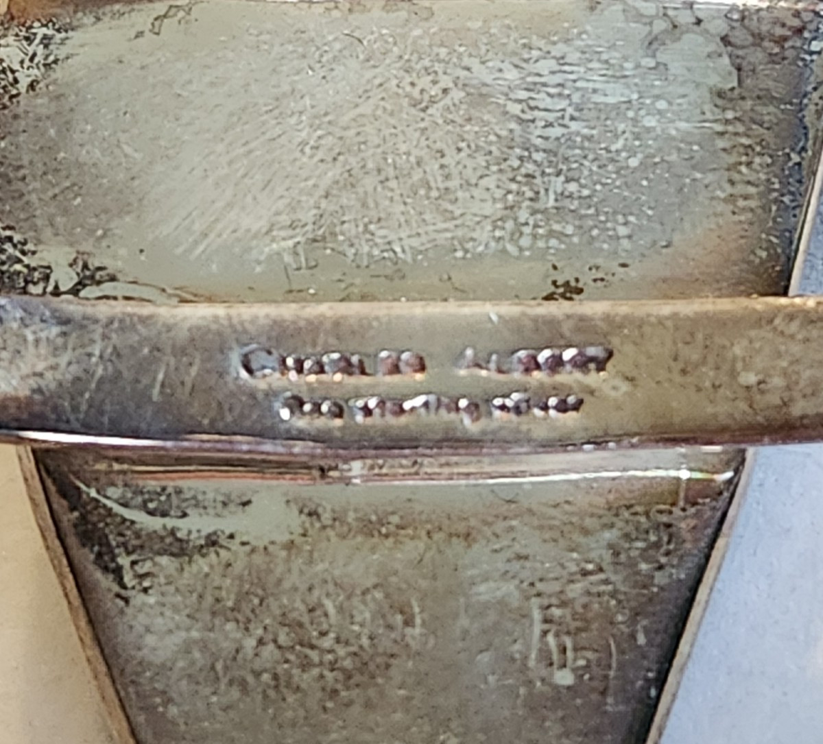 Unique Sterling Silver Megalodon Shark Tooth Cuff Bracelet by Charles Albert