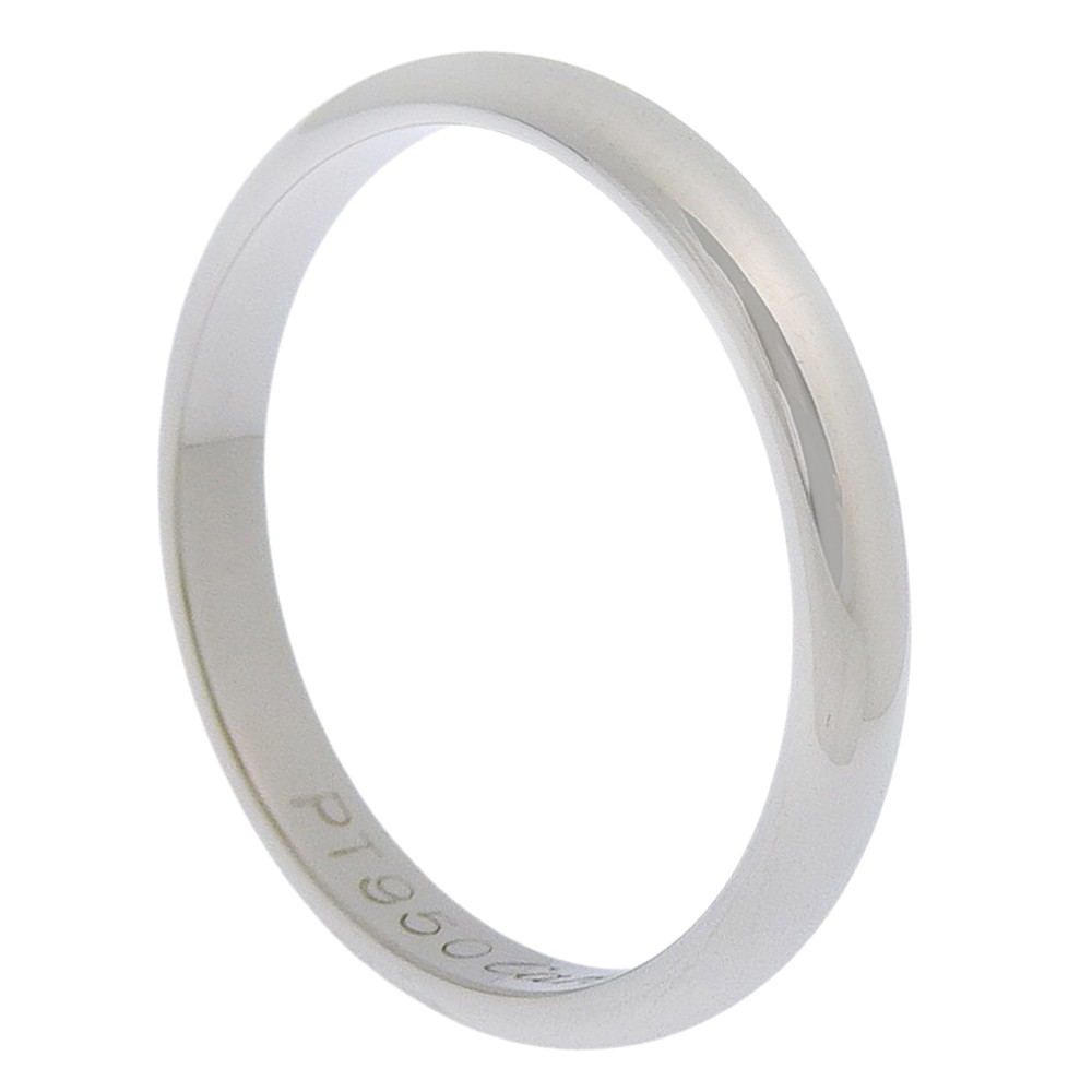 CARTIER Wedding ring Ring Pt950Platinum #4.5(US Size) 2.8g Women