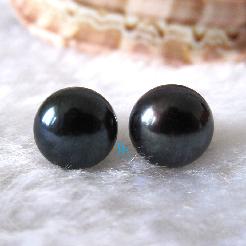 11.5-12.0mm Freshwater Pearl Earrings Stud Earrings——MORE COLORS
