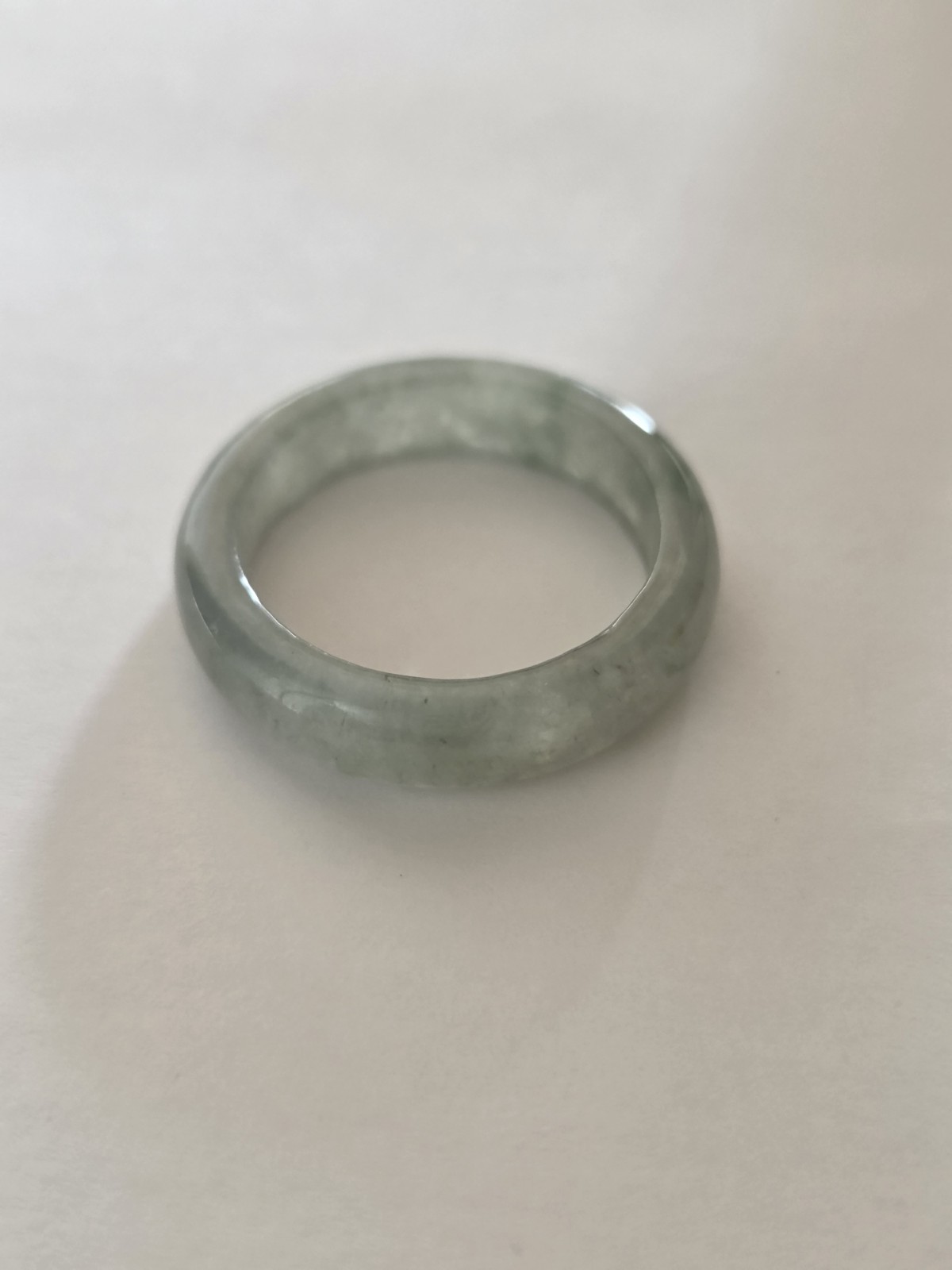 Natural Burmese Jadeite Jade A-grade Ring Size 9