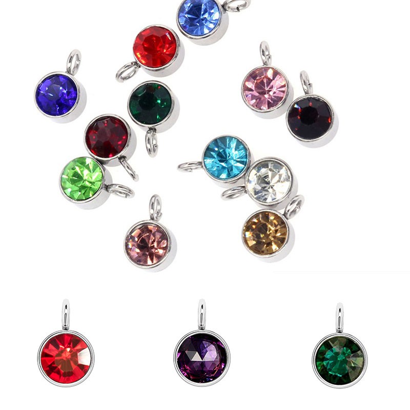 Necklaces Chain Included Pendant Fashion Crystal Birthstone 2026 New