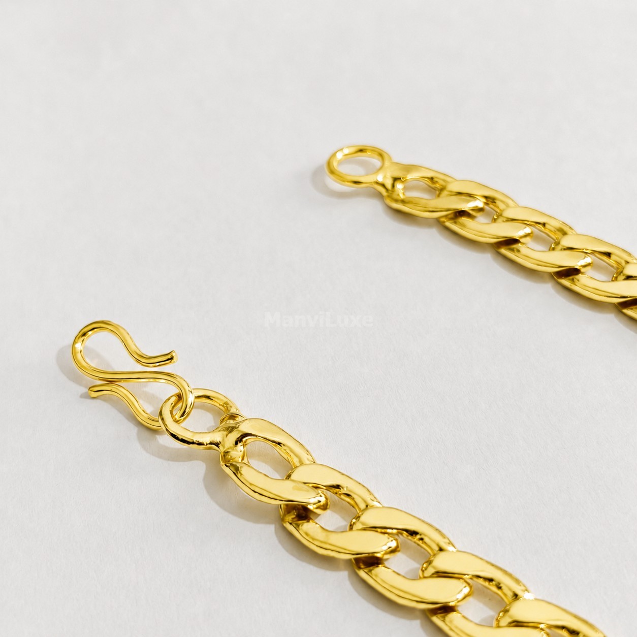 20″Premium Gold-Filled Cuban Link Chain | Thick Bold Curb Chain Necklace