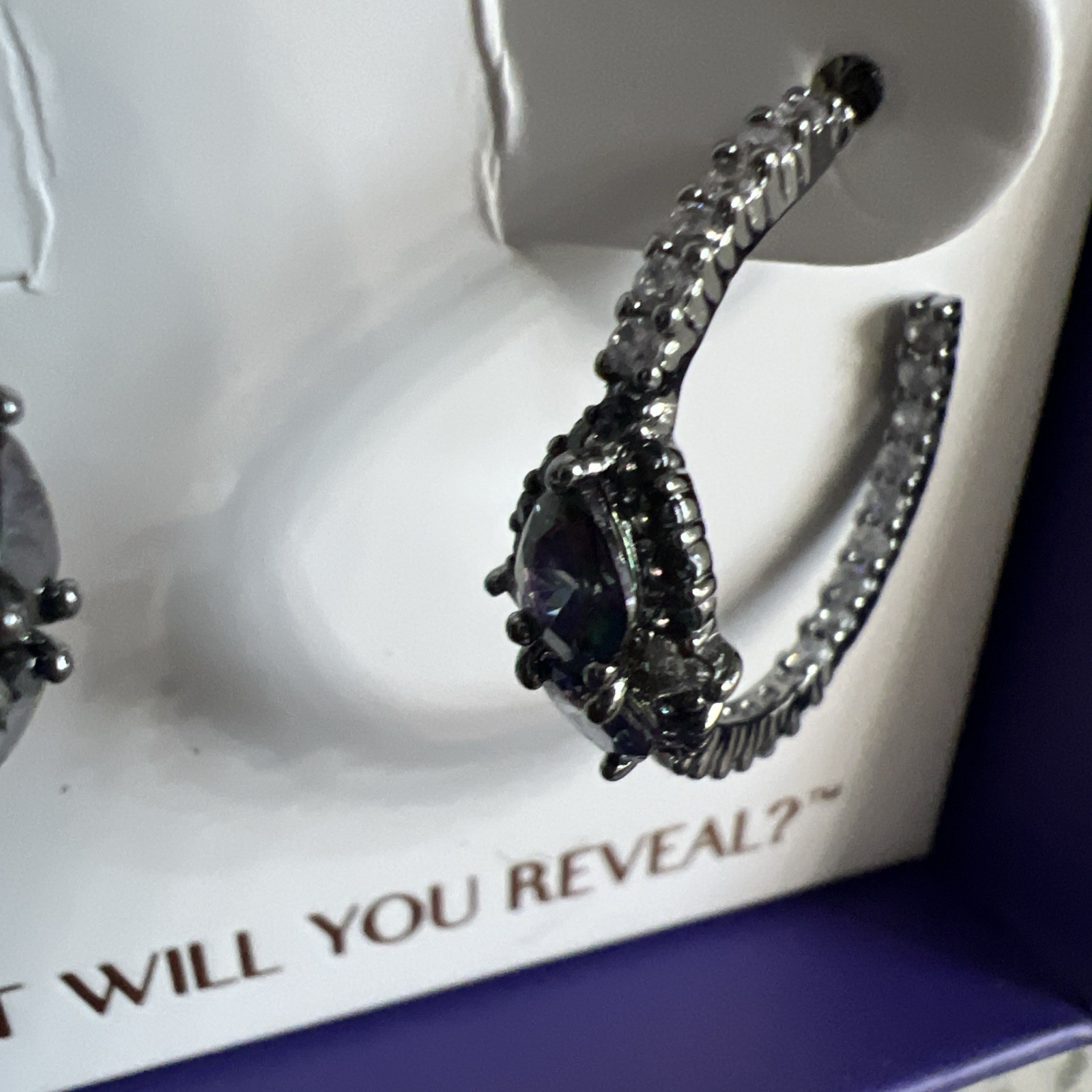 Bomb Party June Birthday 2026 “The Celeste Hoops” LC Alexandrite Hematite