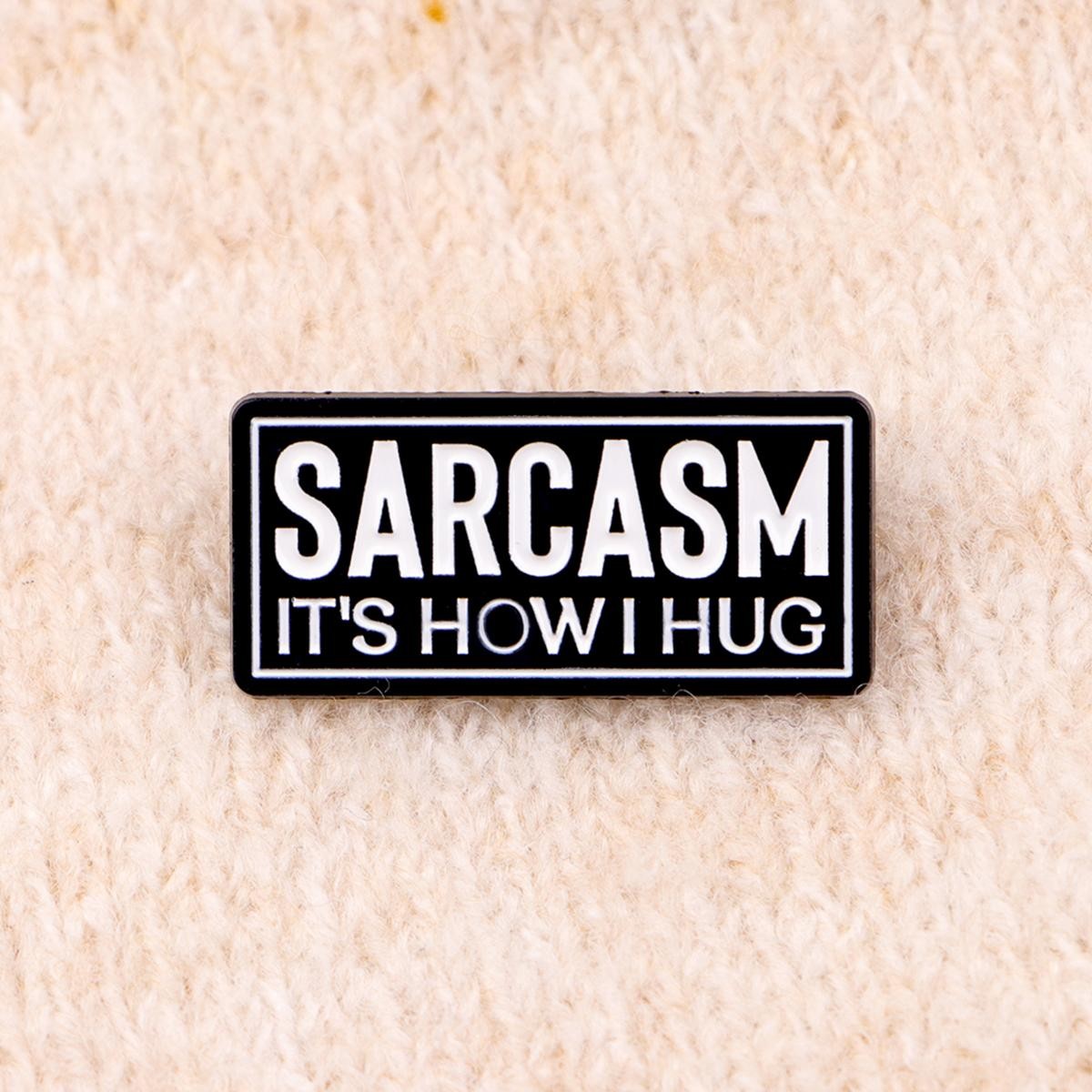 Funny ADHD Quote Enamel Pin Cartoon Cat Brooch Lapel Badge Gift Jewelry