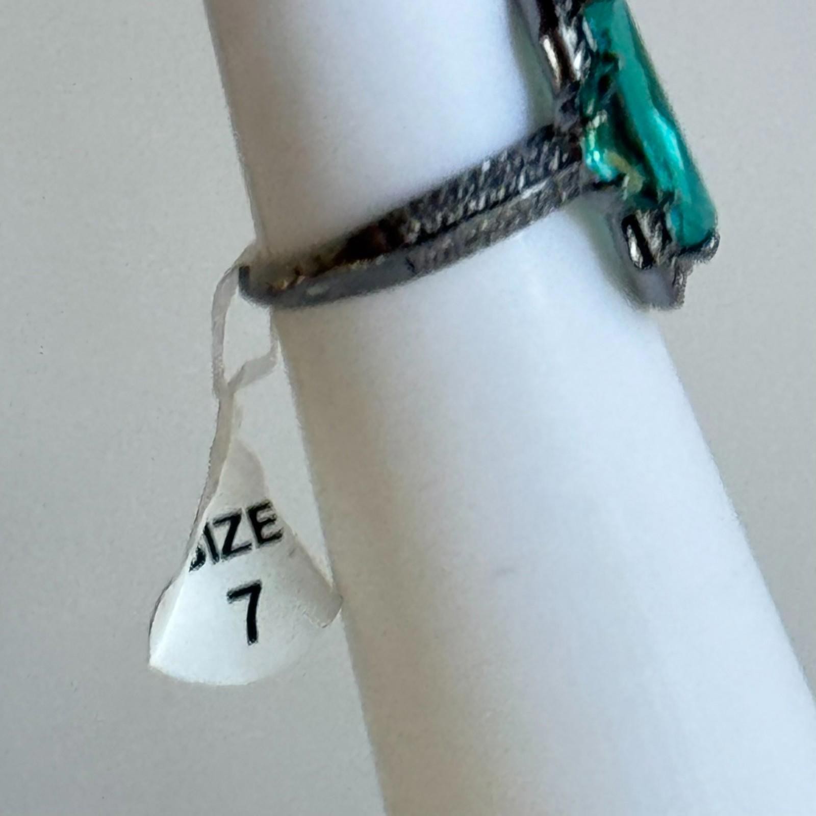 Bomb Party Sirens Ring Sz 7 RG63402 “The Ocean’s Vow” Paraiba Tourmaline on Hema