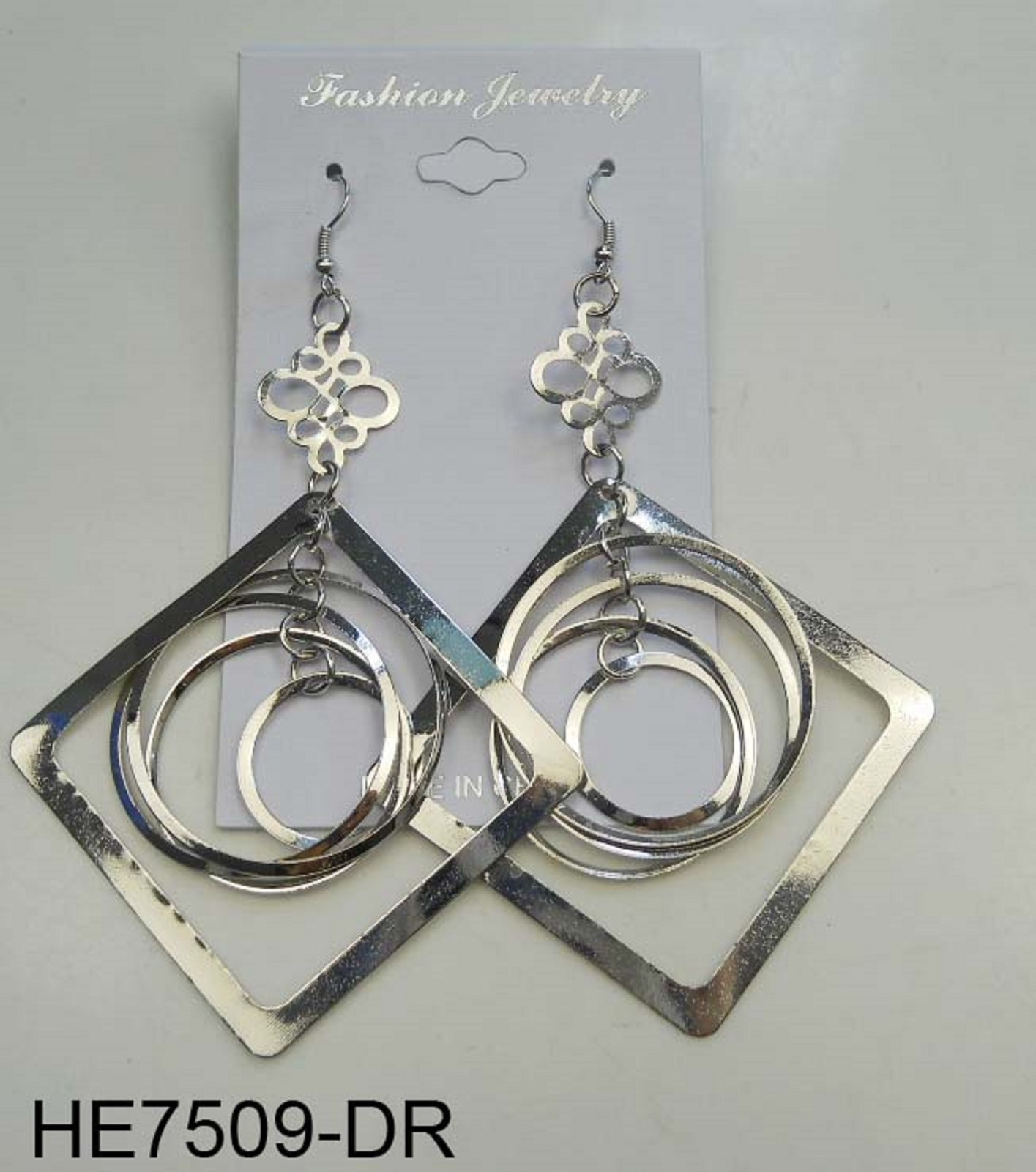 SU-5 Wholesale lot 10 pairs Fashion Big Dangle Silver Plated Earrings US-SELLER