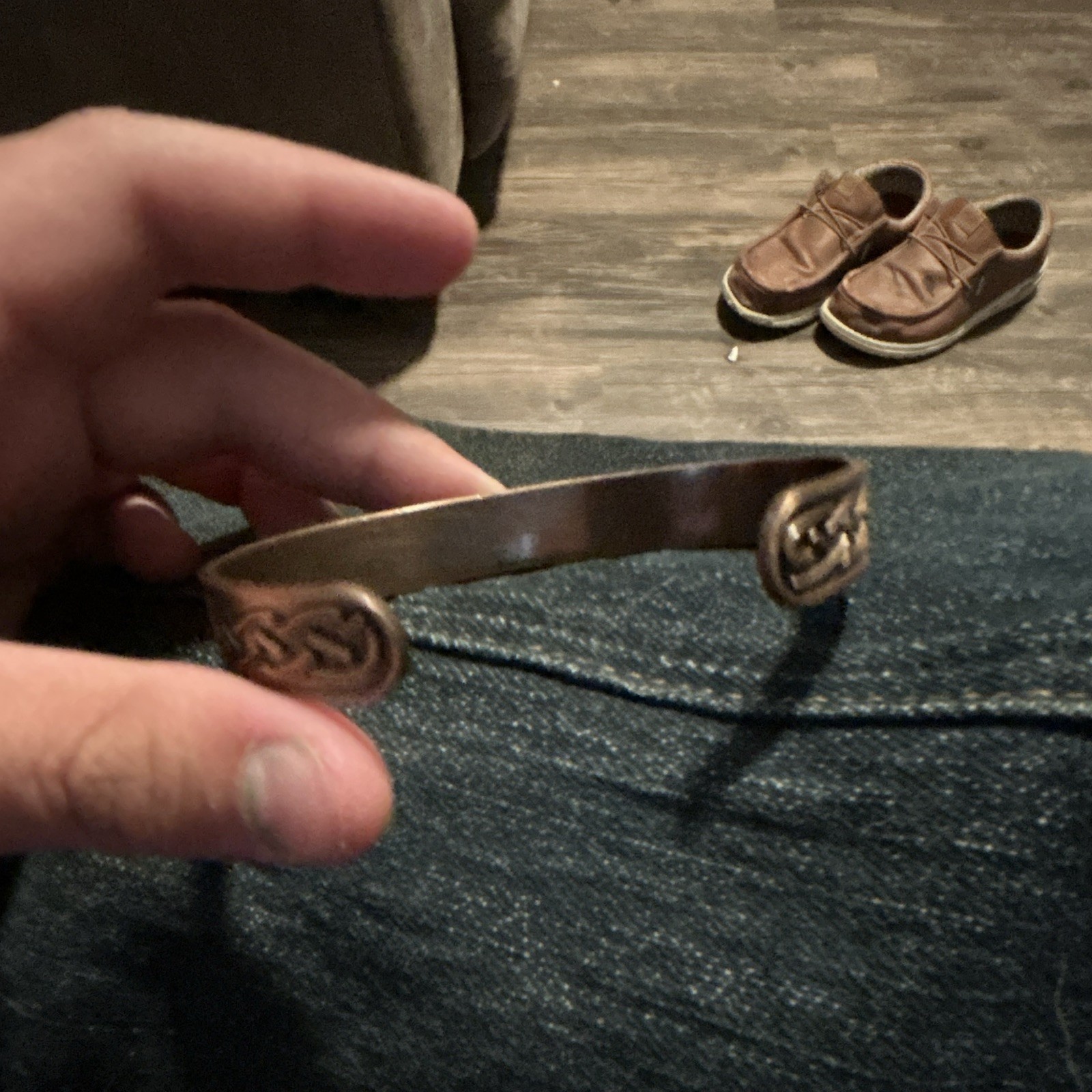 Copper Celtic Knot Cuff Bracelet in Copper Base Metal, No Stone, Cuff Style