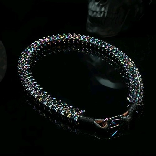 CHIC CHOK Multicolor Dragon Bone Choker – Chain Necklace Fashion Jewelry 20″ NEW