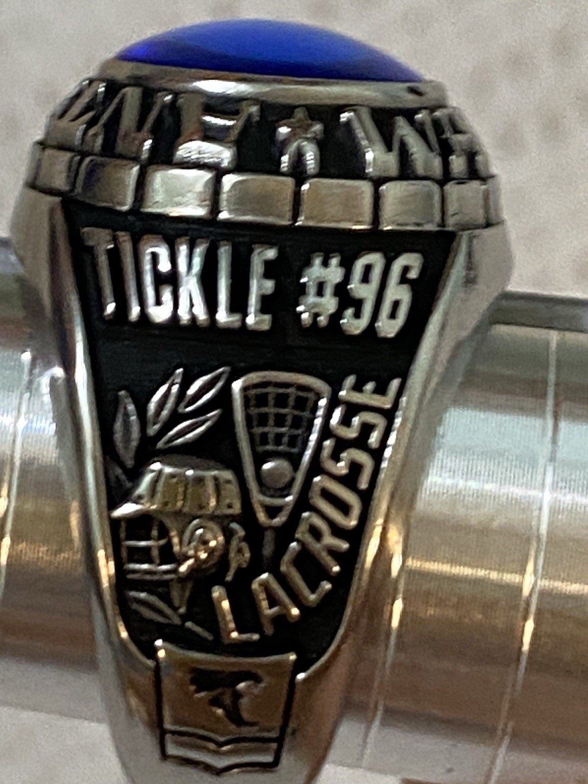 Anthony Wayne Class Ring With Blue Stone Marked LTM