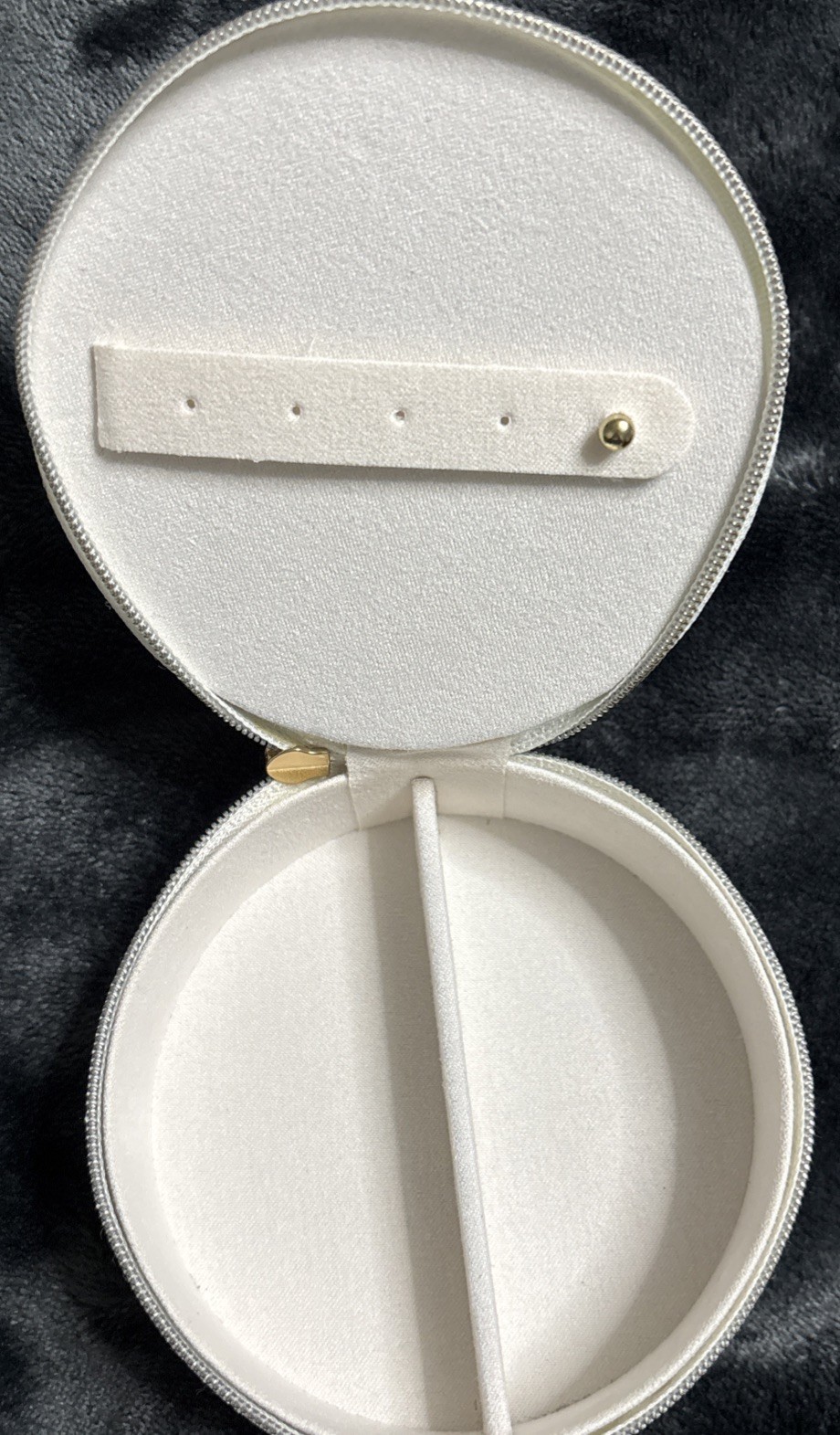 Round Stud Earring 3 Pairs Nickel Free Cubic Zirconia With Pearl Jewelry Box