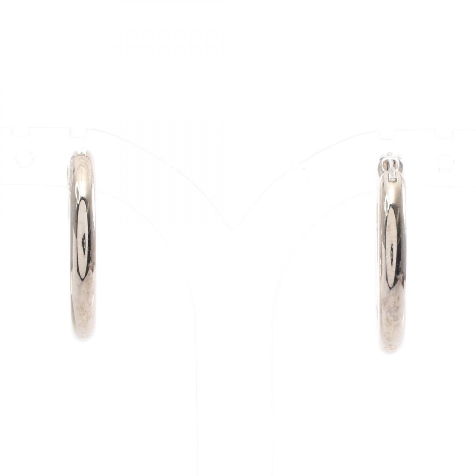 FENDI Ef’s Hoop Pierced earrings Stainless Steel Used Women
