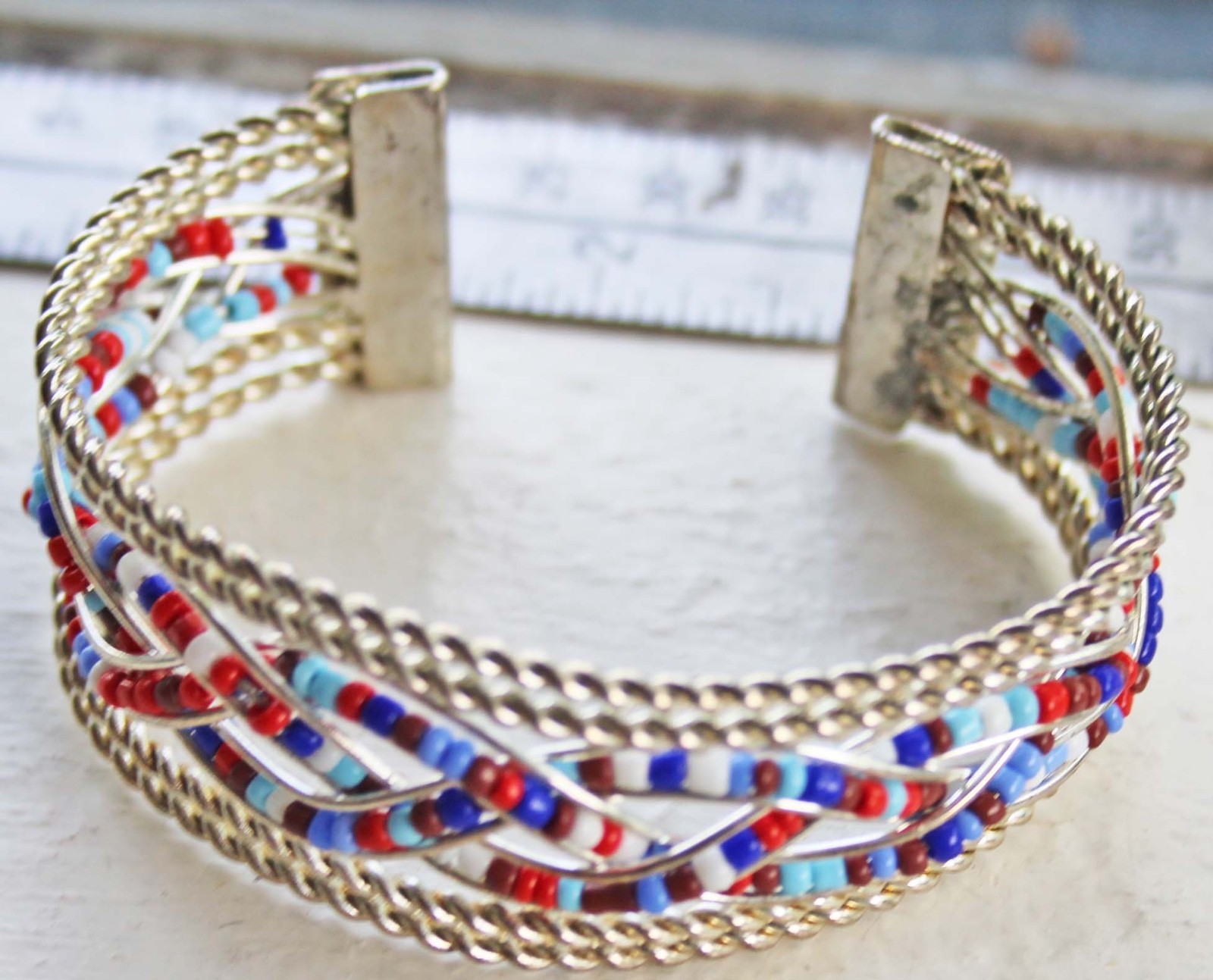 Lot 5 Mixed Stone Bracelets 1 Southwest Style Necklace