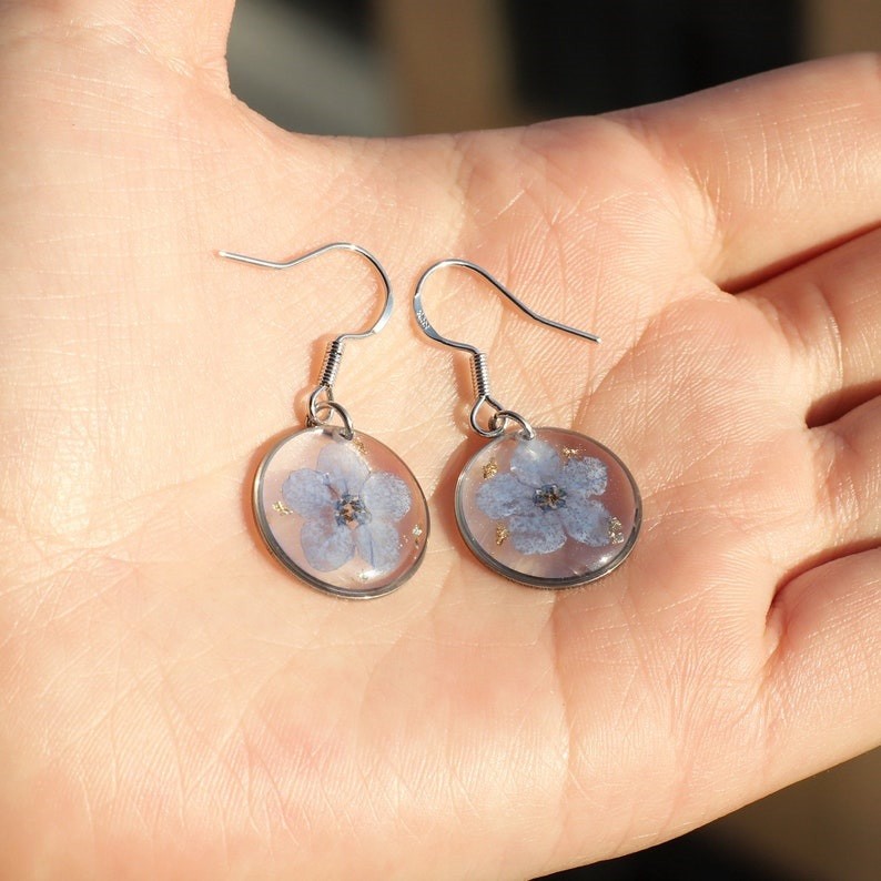 Earrings for Women, Handmade Resin Earrings, Dangle Drop Earrings, Birthday Gift