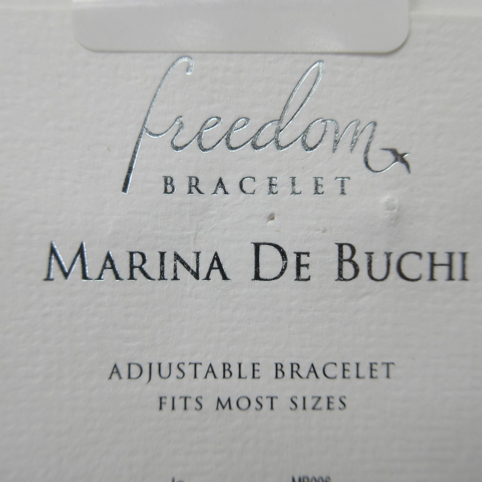 Marina De Buchi Freedom Bracelet Jo Gold Tone Adjustable Chain Nickel Free
