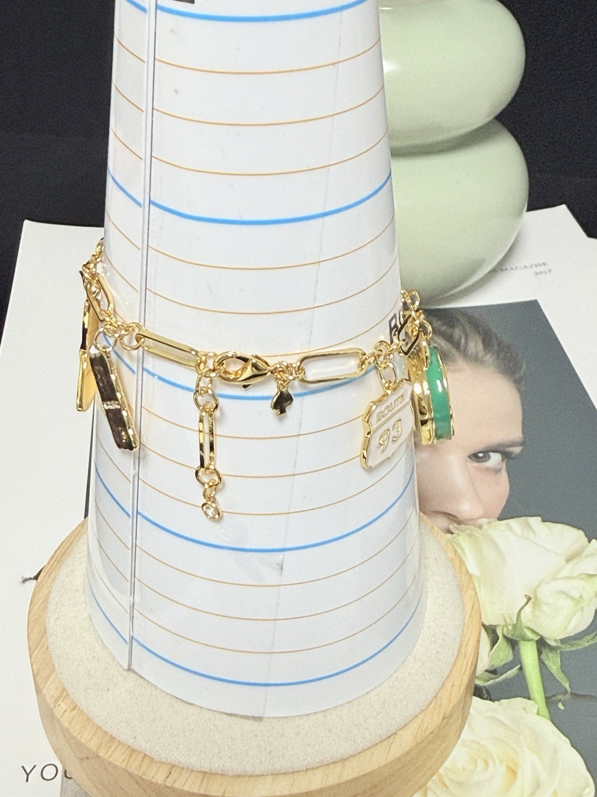 Kate Spade Off We Go Travel Charm Bracelet New