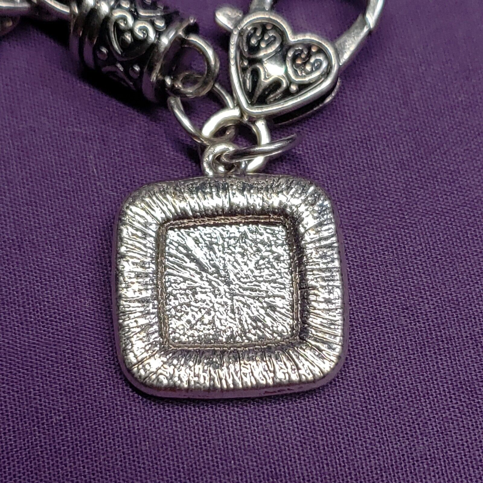 Inspired Silver Braided Chain Bracelet w/ “13.1” Half Marathon Charm, on card
