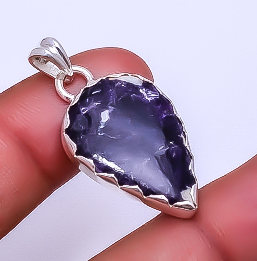 Lepidolite – San Diego 925 Sterling Silver Jewelry Pendant 1.56″ P_9359_148_15