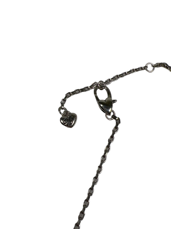 Brighton Women’s Silver Plated Coin Charm Adjustable 9in Neckace