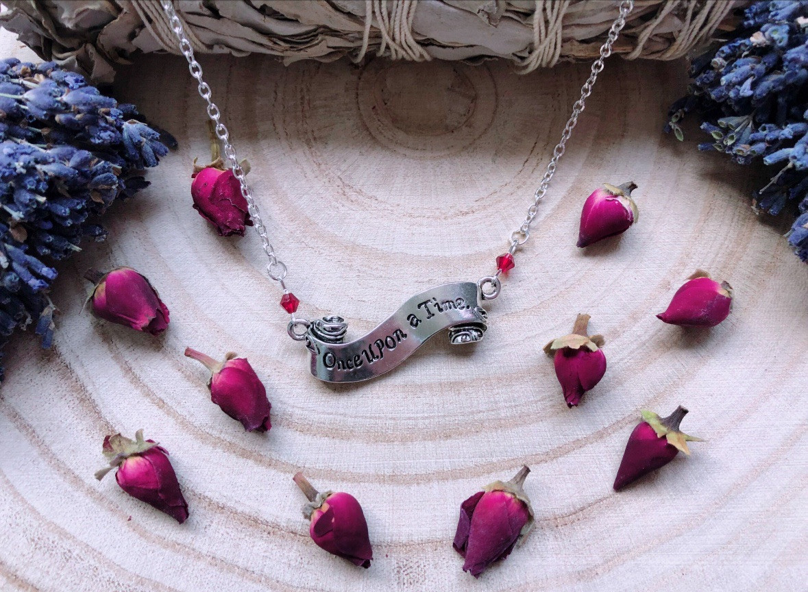 Once Upon A Time Necklace OUAT Gothic Fairytale Goth Necklace Gothic Jewellery