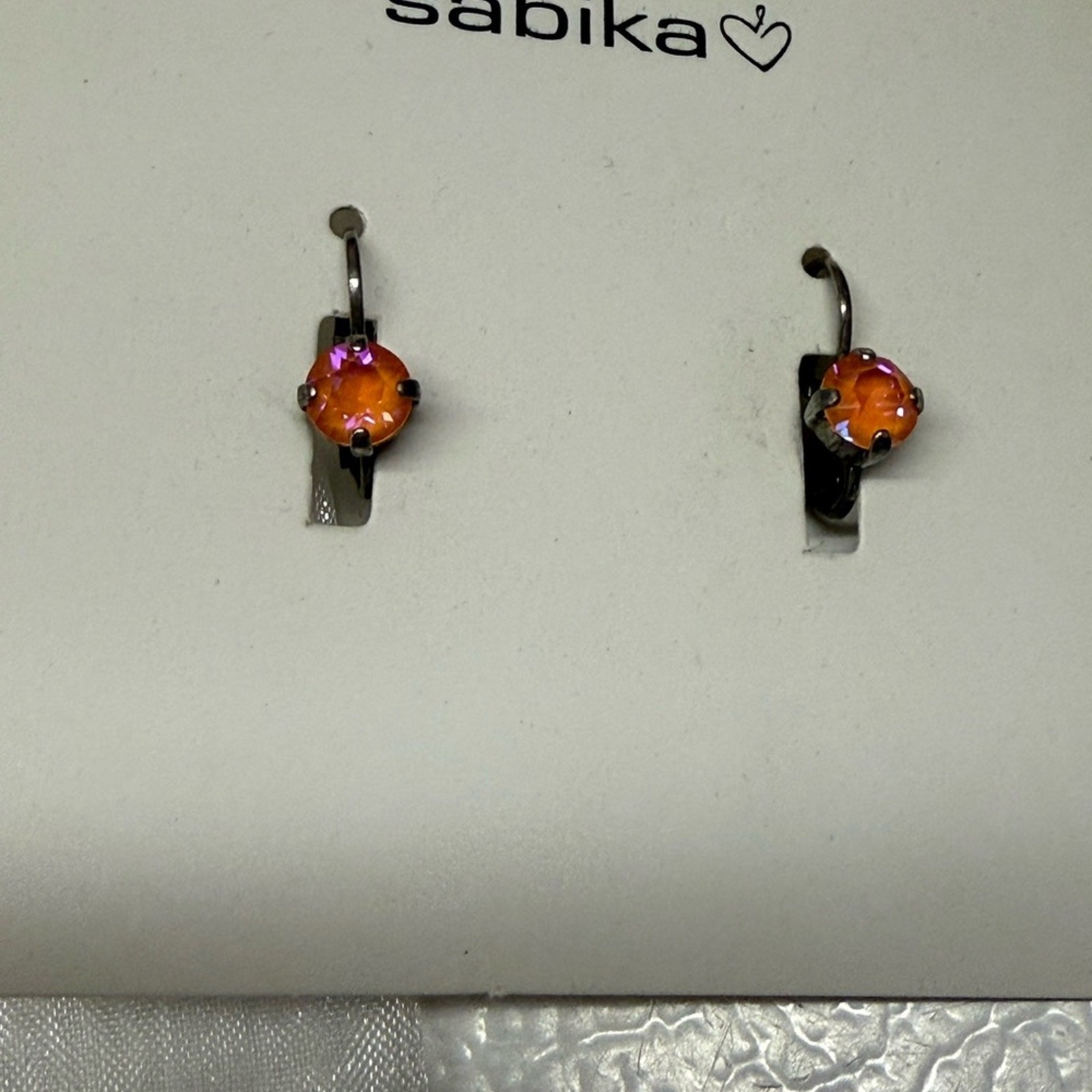 Sabika Crystal Drop Earrings NEW